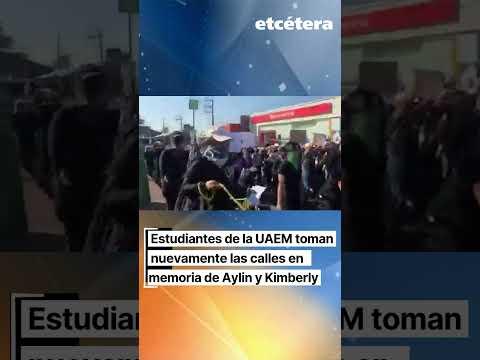 Estudiantes de la UAEM toman nuevamente las calles en memoria de Aylin y Kimberly