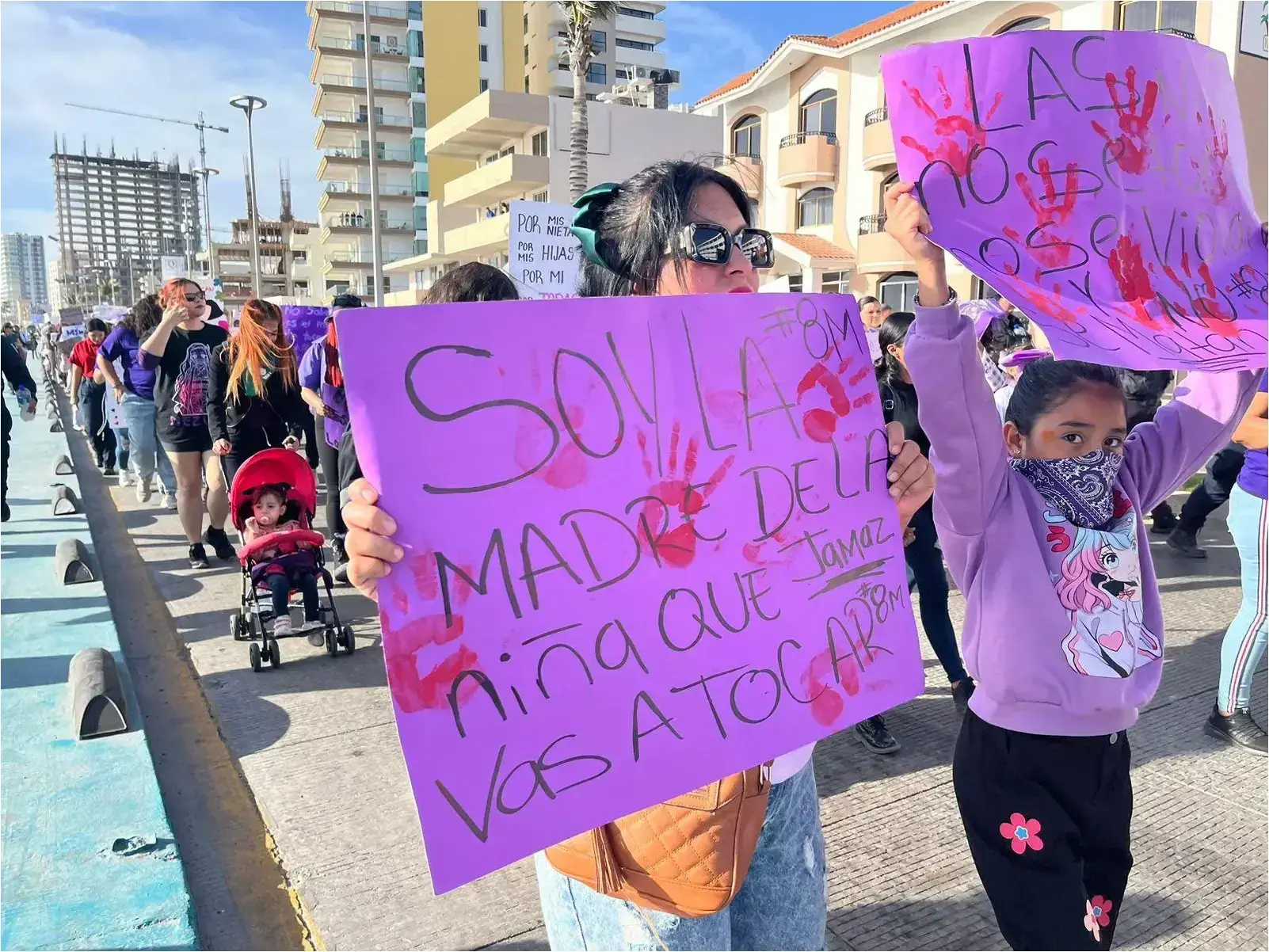 8M Sinaloa: Mujeres marchan por justicia e igualdad