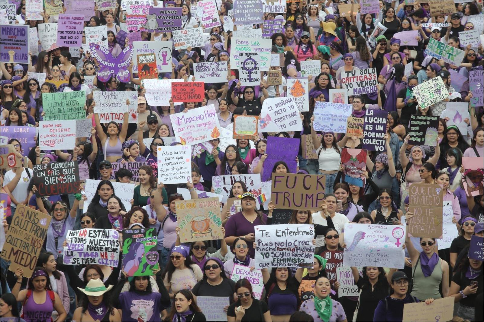 Marcha 8M Mazatlan Clama Justicia y Culpa al Gobierno