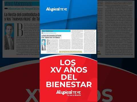 LOS XV AÑOS DEL BIENESTAR | #shorts