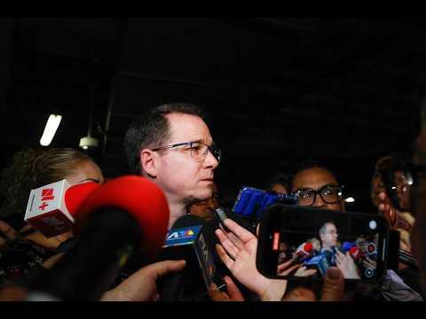 Entrevista al coordinador del GPPAN, Ricardo Anaya Cortés, antes de la reunión de la Jucopo