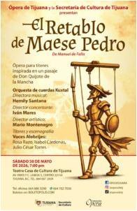 Opera de Tijuana celebra a Manuel de Falla con Don Quijote