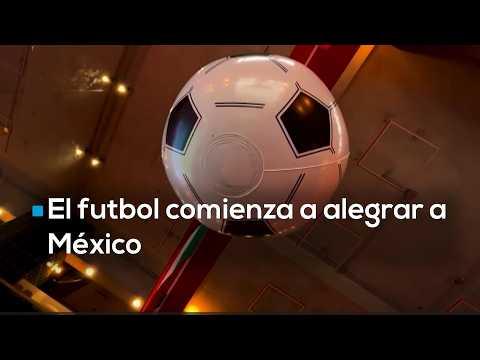 ¡El balón ya no puede esperar! La Copa Mundial de la FIFA 2026™ comienza a llegar a México