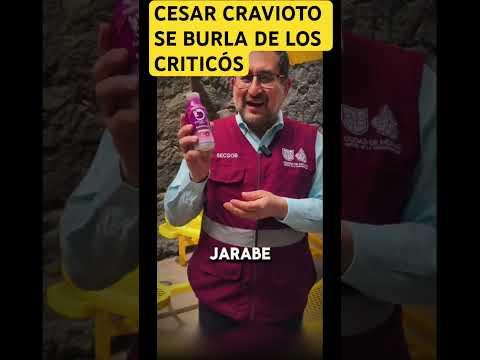 César CRAVIOTO se burla de los que critican su ajolotito
