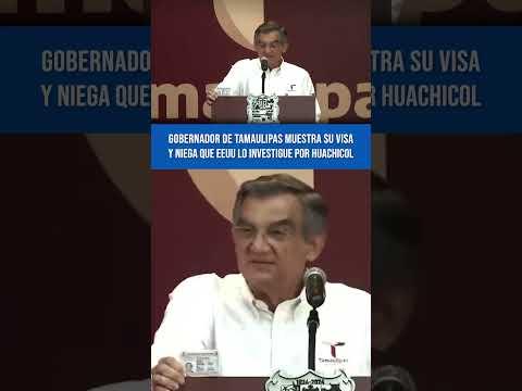Villareal REAFIRMA que no es investigado por EEUU y muestra su VISA "vigente" para demostrarlo