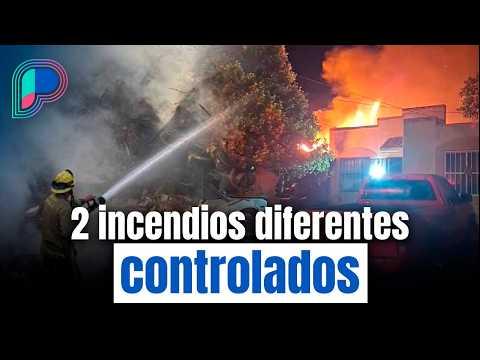 Bomberos controlan dos incendios en distintos puntos de Hermosillo sin reportar lesionados