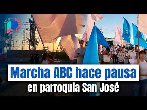 Marchistas de la causa ABC descansan y reflexionan en la parroquia San José