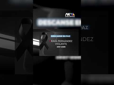 Azteca Noticias envía condolencias a Rodrigo Fernández por el fallecimiento de su padre