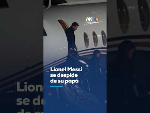 Lionel Messi regresa a Rosario para despedir a su padre, Jorge Messi