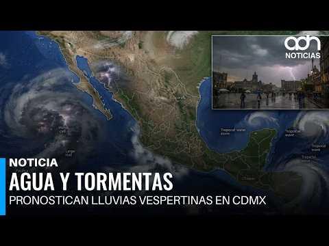 Centro y noreste de México bajo alerta por tormentas eléctricas y alta humedad del Pacífico