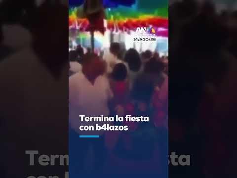 Ataque armado en fiesta deja tres muertos en Oaxaca
