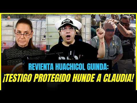 ¡CLAUDIA ESTÁ ATERRADA! ¡TESTIGO PROTEGIDO YA CANTÓ en EUA! ¡RED de HUACHICOL GUINDA en la MIRA!
