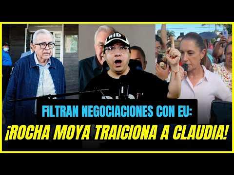 ¡ROCHA MOYA YA TRAICIONÓ a CLAUDIA! ¡REVELAN NEGOCIACIONES con EUA! ¡QUIERE SER TESTIGO PROTEGIDO!